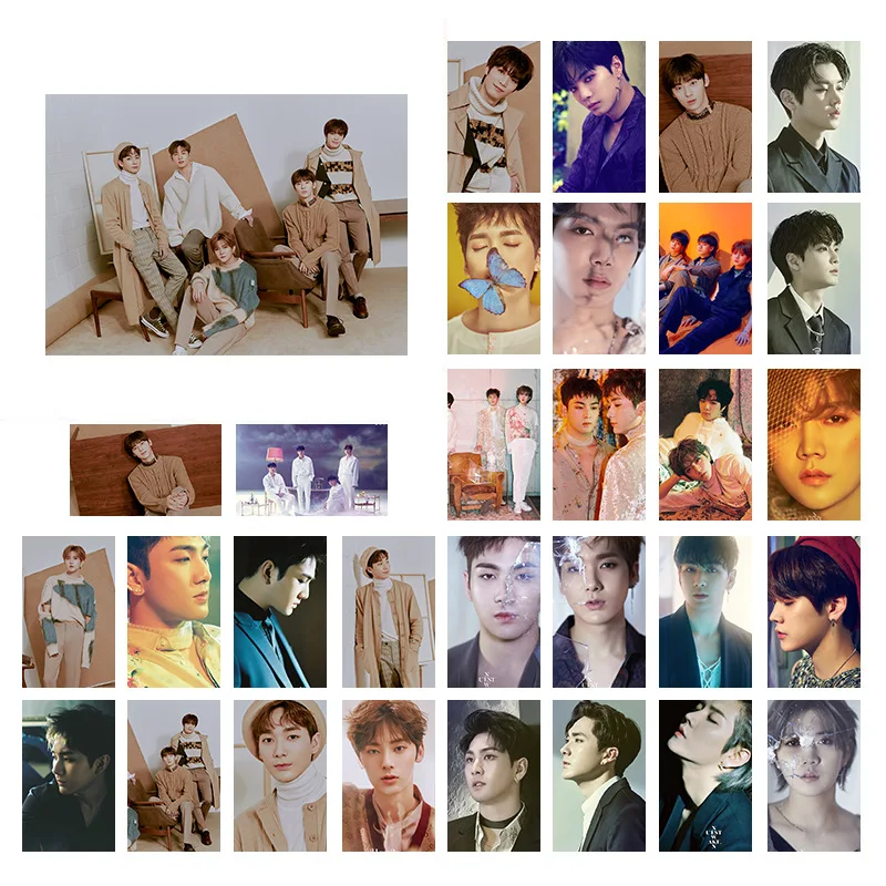 NUEST02 Kpop NUEST SEVENTEEN группы те же фото карты LOMO открытки 30 шт./компл. 88x56 мм - Цвет: NUEST02