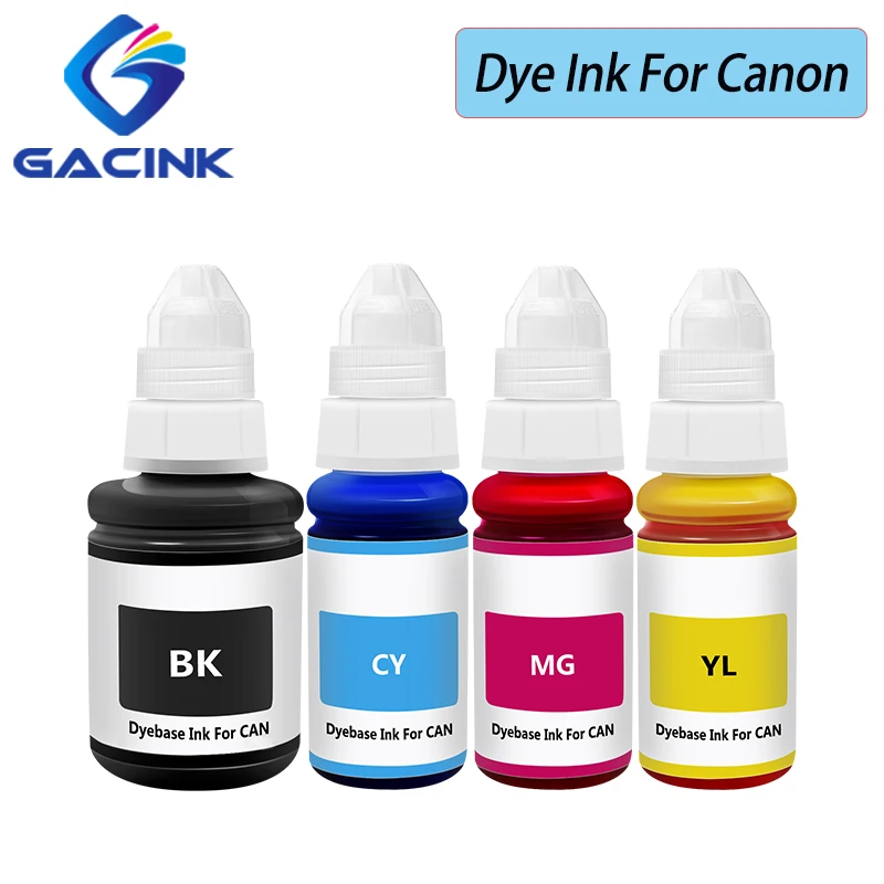 

Refill Dye Ink For Canon Pixma G3100 2100 4000 2800 GI-490 GI-790 GI-190 Desktop Dye Ink For Canon Inkjet Printer 4 Colors