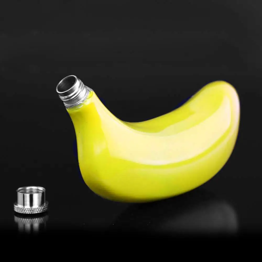 Креативный кувшин в форме банана 5 унций винный горшок фляжка для виски из