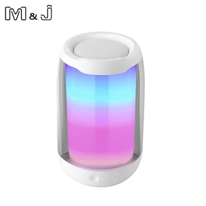Мини-Колонка M  J Беспроводная с поддержкой Bluetooth и светодиодсветильник кой
