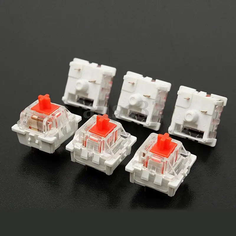 10 шт. пластик для вишневого Красного 3 Pin MX RGB механический переключатель замена