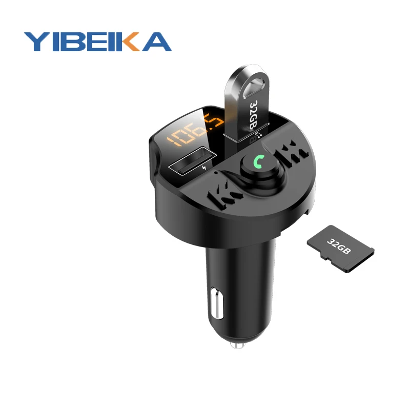 Автомобильный комплект YIBEIKA3.1A USB без шума музыкальное радио Bluetooth приемник FM
