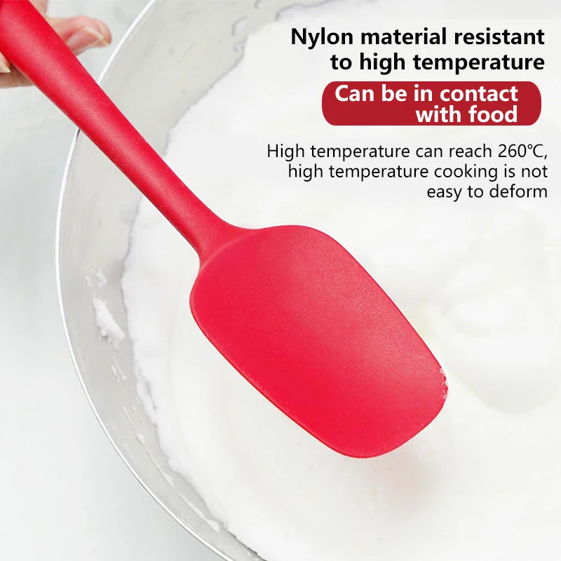 Силиконовая шпатель антипригарная для крема масла термостойкая выпечки