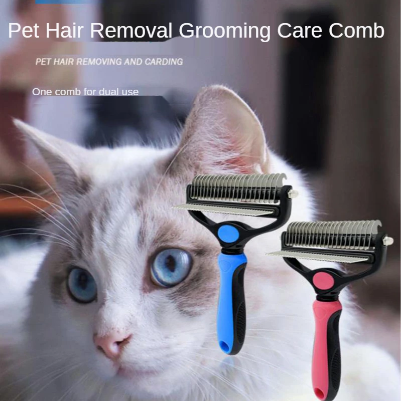 

SORADD Pet Grooming Tool Removal Dog Hair Grooming Cat Fur Brush Accessories Supplies Slicker Brush Dog Brush for Long Hair Comb