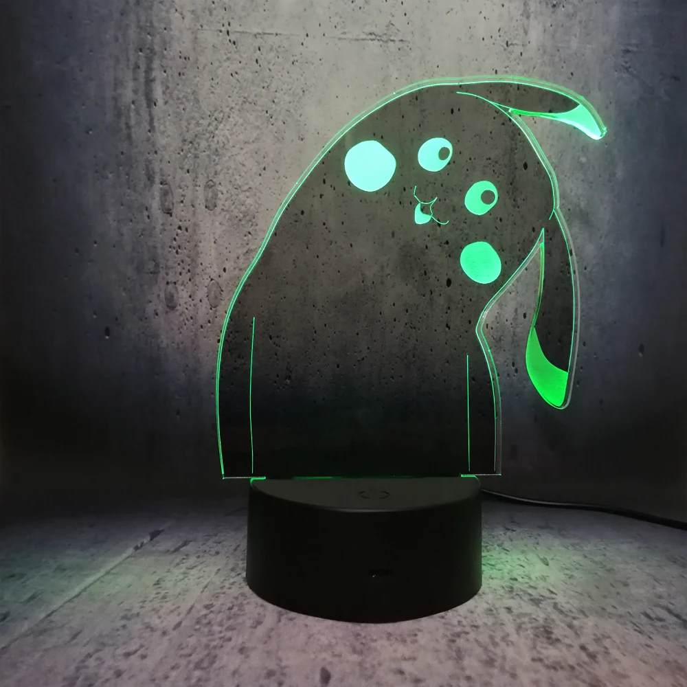 Милый стиль Пикачу 3D LED USB лампа Kawaii Покемон игра мяч детские подарки стол ночник