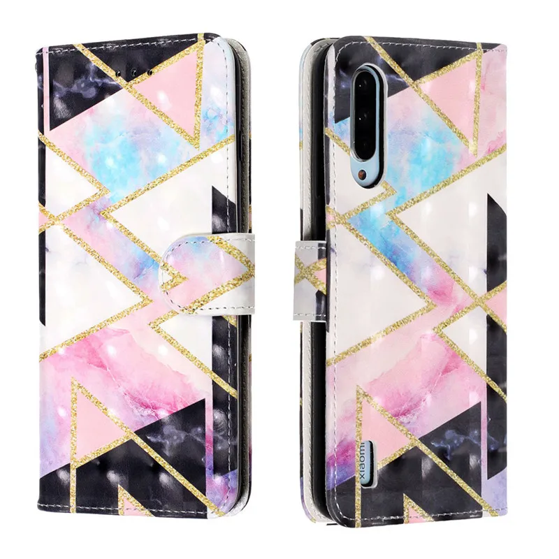 Pattern 21 Милый кожаный чехол с откидной крышкой для Xiaomi mi A3, чехол, роскошный Магнитный кошелек, чехол для карт, Fundas для mi A3 Lite, чехол, чехлы для телефонов - Цвет: Pattern 21