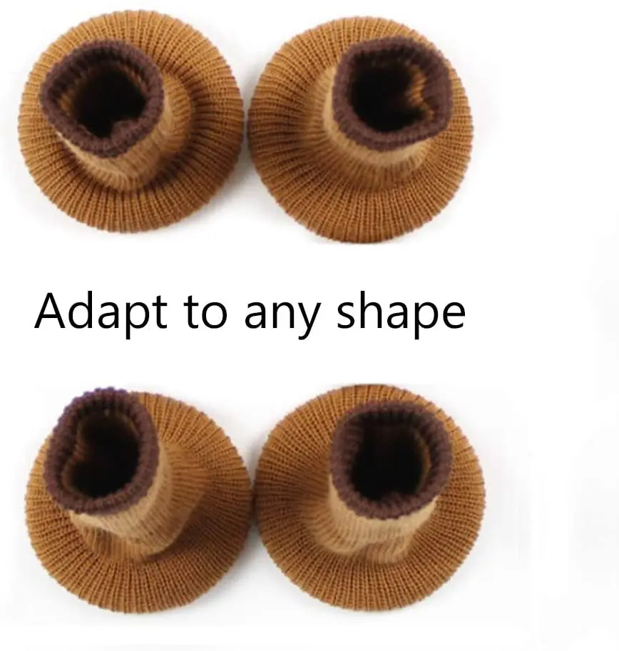 Новинка 24 шт. носки для ножек стула с войлочными вставками вязаные мебельные