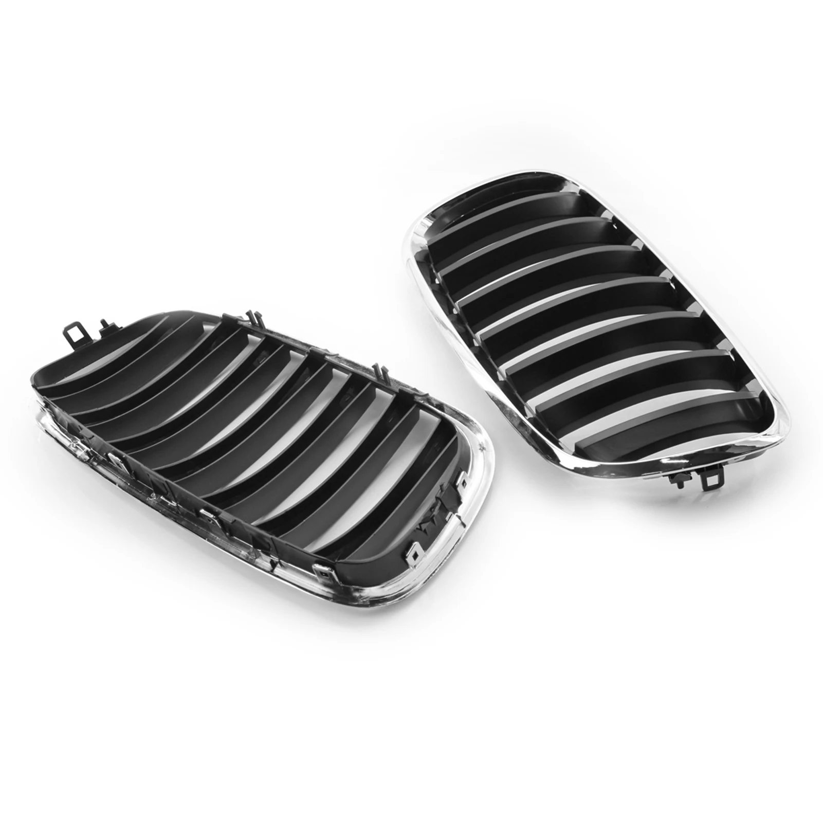 

2pcs Front Hood Grills Left & Right Replacement for BMW E70 X5 08-13 51137157687/8