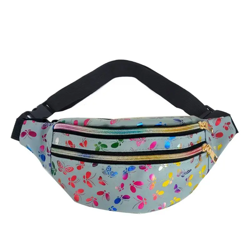 

Women Printed Waist Bag Fanny Pack Pouch Sport Belt Hip Chest Crossbody Shoulder Purse