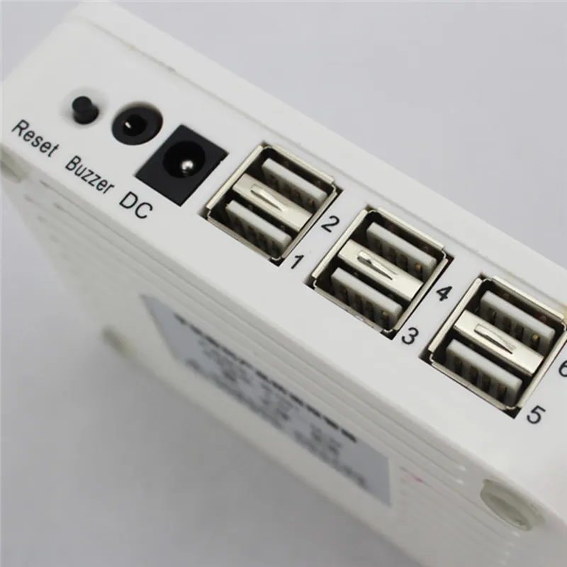 (3 Set/Lot) 6 USB Port Remote Control Buzzer Pull Off Trigger Alarming Retail Shop Display Item Anti Lost Security Controller