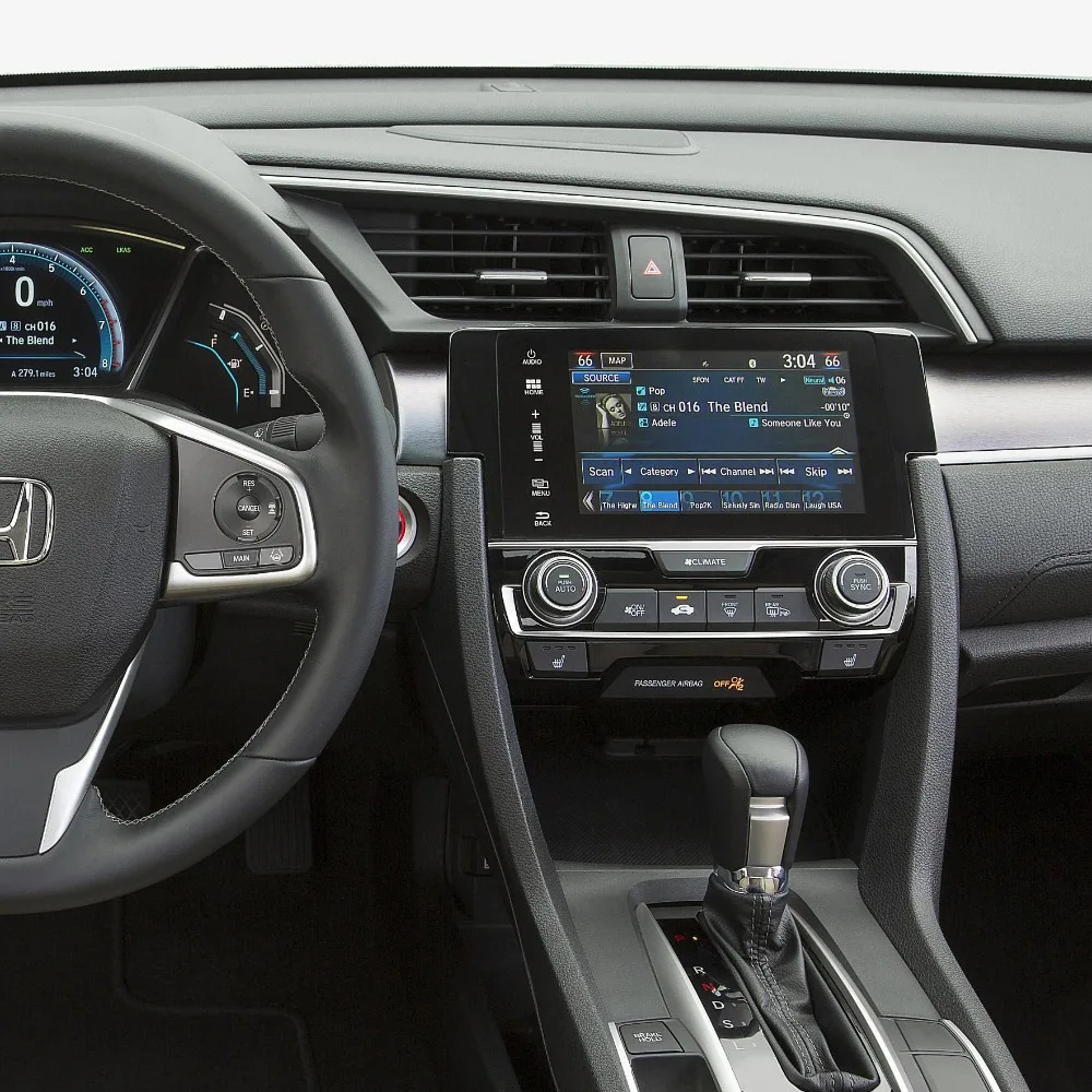 Автомобильный радиоприемник 11 8 дюймов на Android для Honda Civic 2016 2017 2018 2019