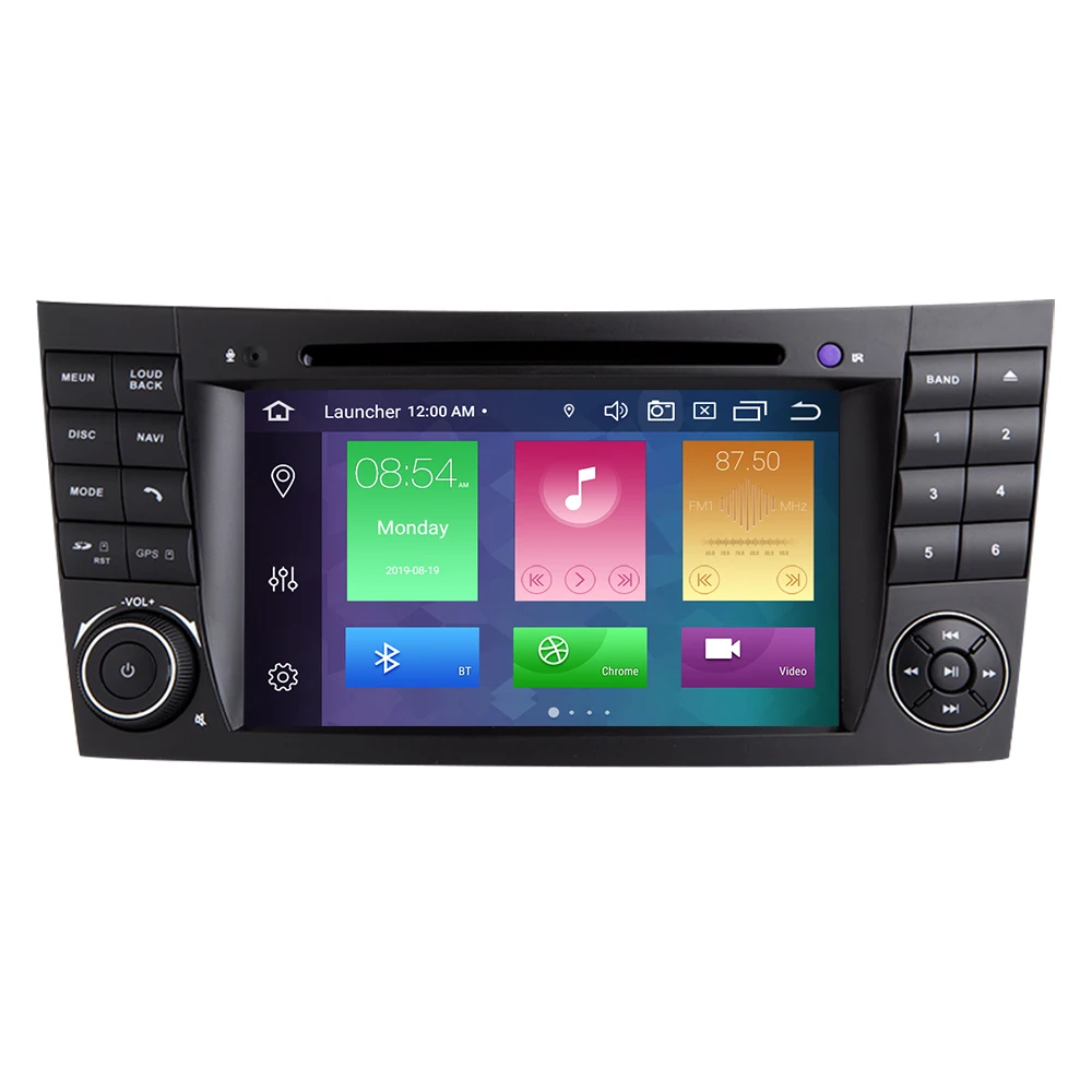 DSP 2 din Android 10 Car DVD Multimedia For Mercedes Benz E-class W211 E200 E220 E300E350 E240E280 CLS CLASS W219GPS Radio Audio |