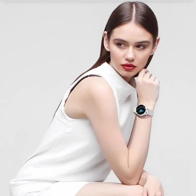 

New Fashion Smart Bracelet KW20 Women's Physiological Heart Rate and Blood Pressure Monitoring IP68 Waterproof Sports Watch