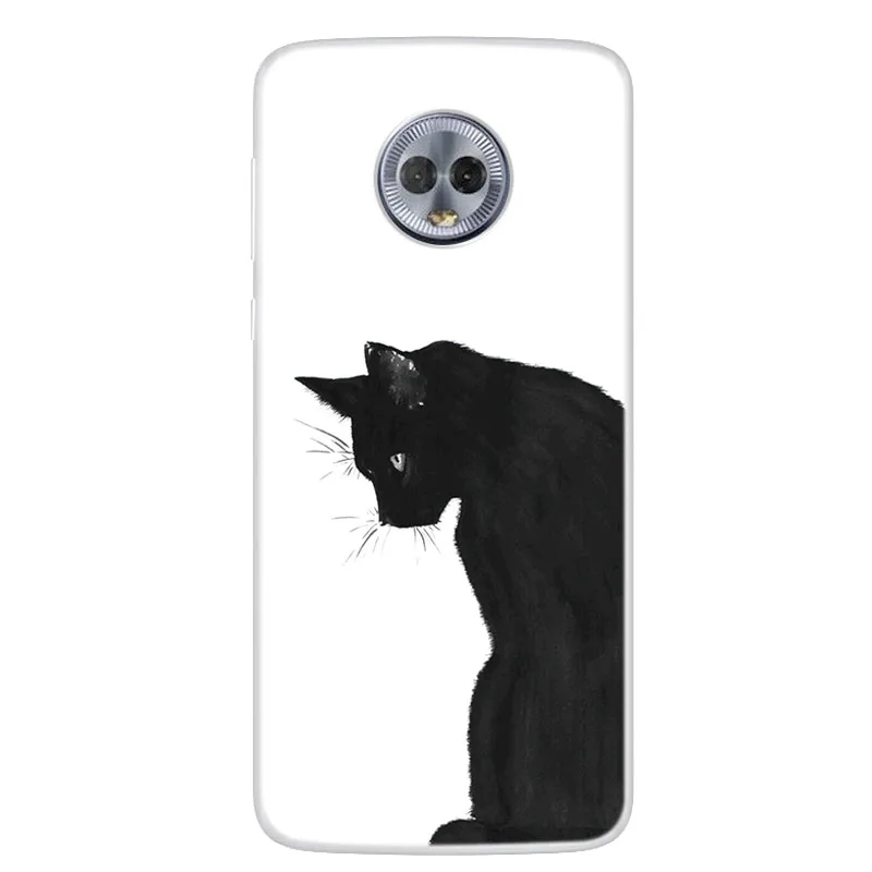 Чехол для Moto G6 Plus, мягкий силиконовый чехол из ТПУ с принтом, задняя крышка для Motorola Moto G6 Play, чехол для телефона G 6 Play, чехол для Moto G6, чехлы