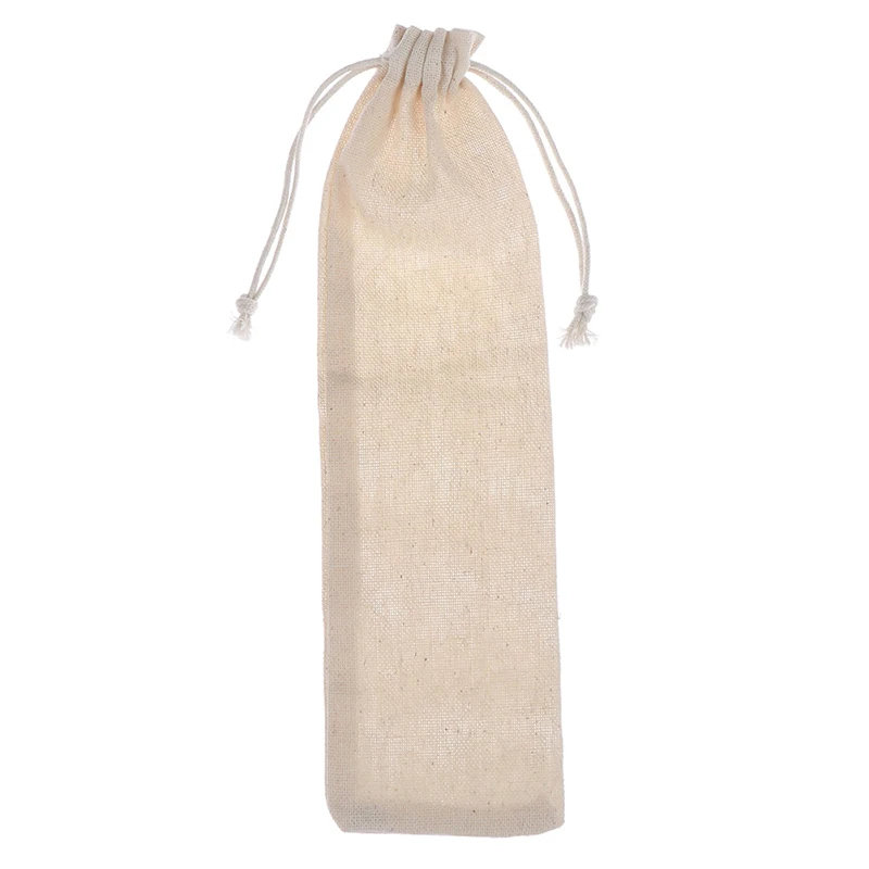 

1 шт. Портативный металлическая соломинка сумки многоразовые соломы хранения из хлопко-льняной ткани сумка мешочки для посуды, столовых при...