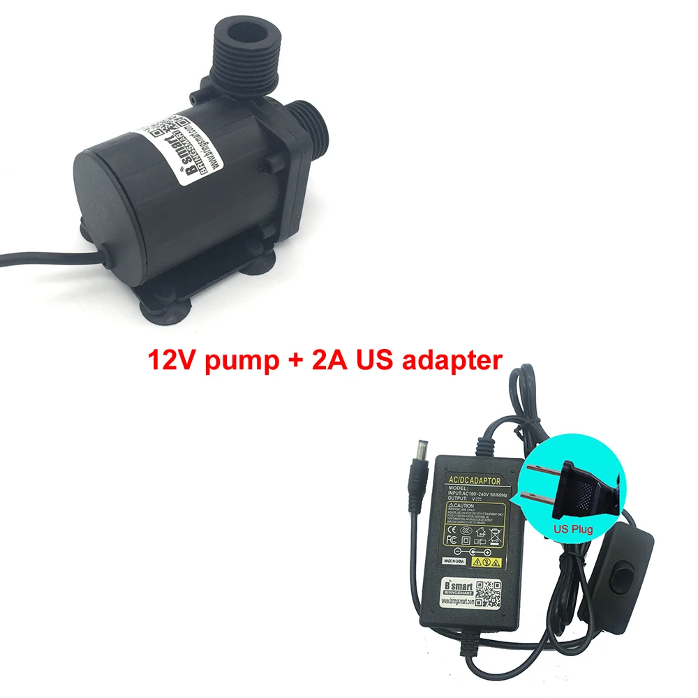 SR-800B 670-1150L/ч 3,5-7 м бустерный насос 12V 24V DC безщеточный Водяной насос погружной фонтан воды Самовсасывающий насос