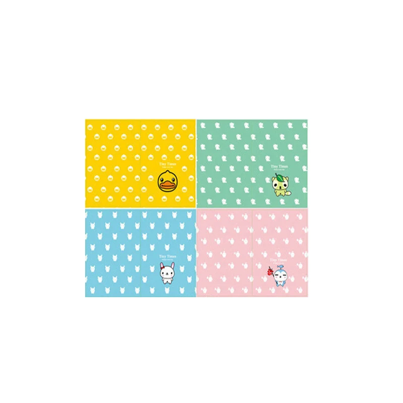 Little yellow duck 40 шт./лот прекрасный мультфильм крафт-бумага мини ежедневник блокнот ежедневник школьные принадлежности канцелярский подарок - Цвет: Little yellow duck