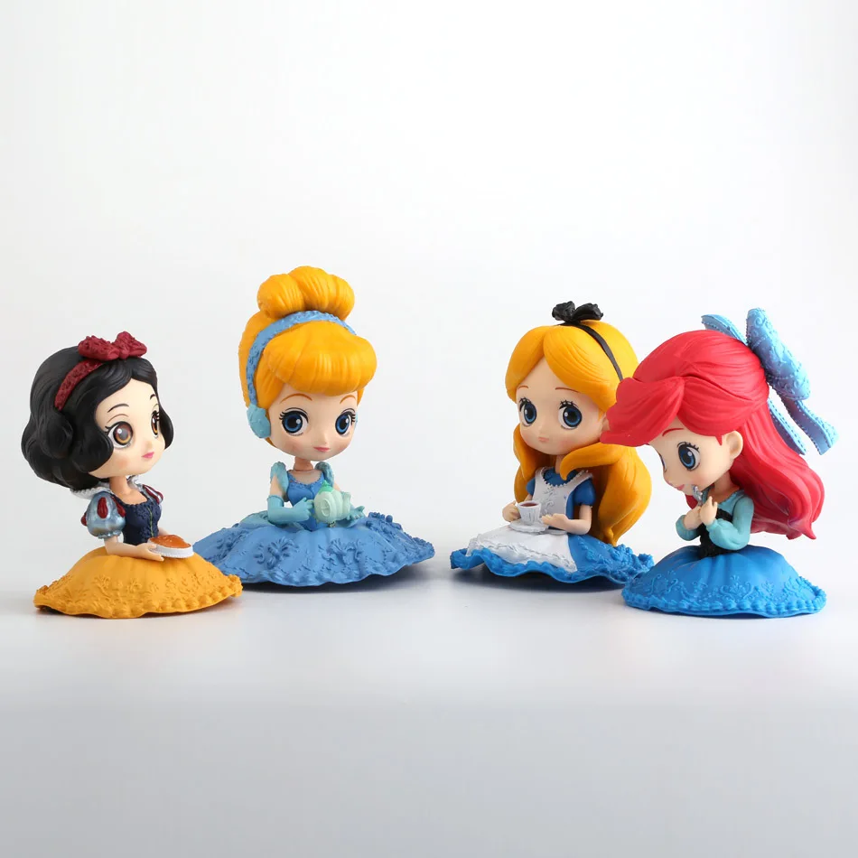 Dsiney мультяшная принцесса Золушка Алиса Ариэль Белоснежка фигурка модели игрушки