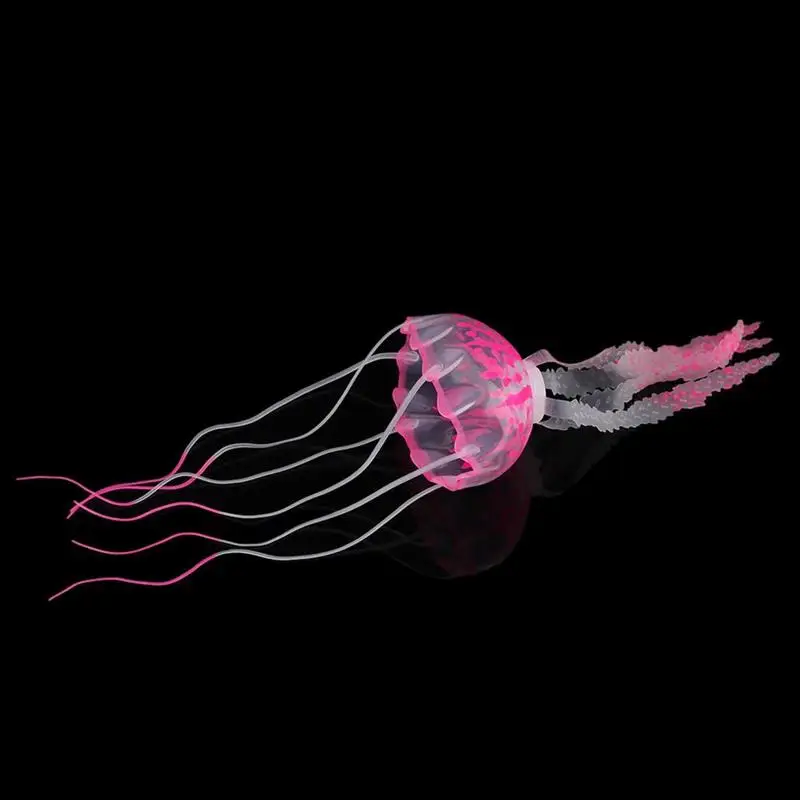 1pcs Beautiful Artificial Jellyfish Glowing Effect Fish Decoration Set Tank For Aquariums U9B6 | Дом и сад