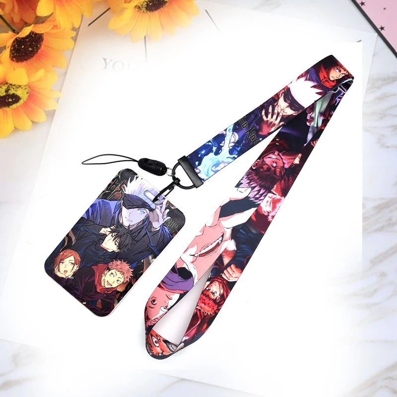

Jujutsu Kaisen animation peripheral mobile phone lanyard card holder hand rope combination can be detached