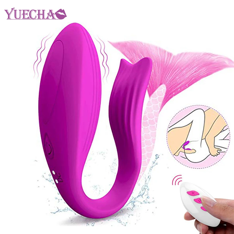 YUECHAO Русалка беспроводной пульт дистанционного управления Вибратор для пары U 12