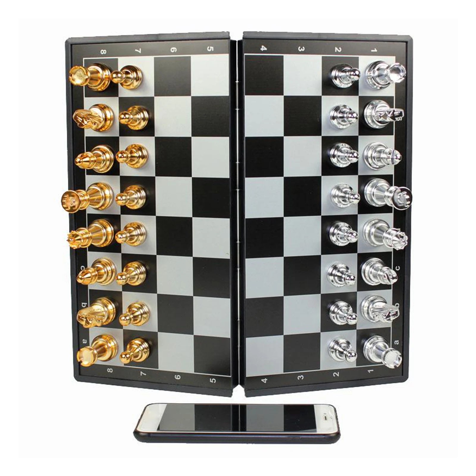 

Magnetic Chess Set Portable Travel Chess Board Game Toys Folding Chessboard 12x12inch