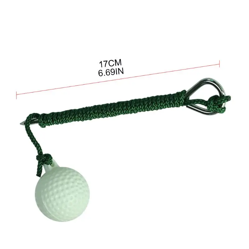 

Y1UC Rope Golf Ball Hit Shot Putting Training Practice Aid Swing Sports Practice