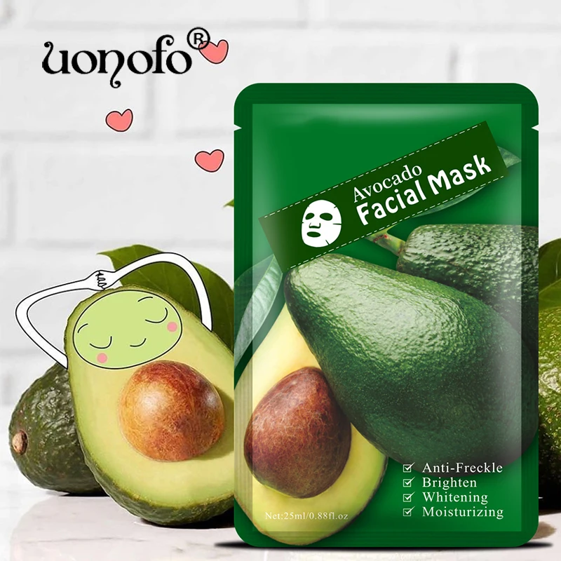 Корейская косметика маски для лица с авокадо косметический набор ухода за кожей