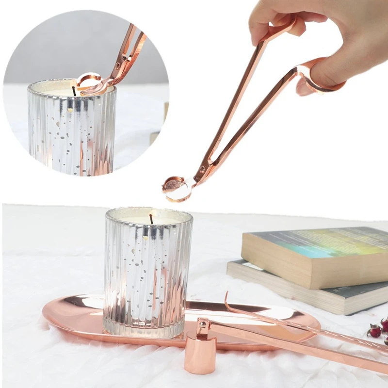 Набор аксессуаров для свечей триммер фитилей фитиль поднос хранения 4 упаковки