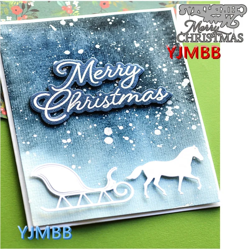 

YJMBB новые рождественские английские буквы #2 металлические Вырубные штампы для скрапбукинга альбома бумаги «сделай сам» карточки ремесло т...