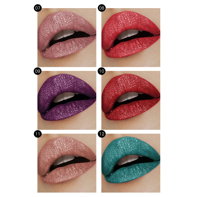 

Губная помада, 18 цветов, блестящая, долговечная губная помада, легко окрашивается, гладкий блеск, блеск для губ, глазурь, косметический инстр...