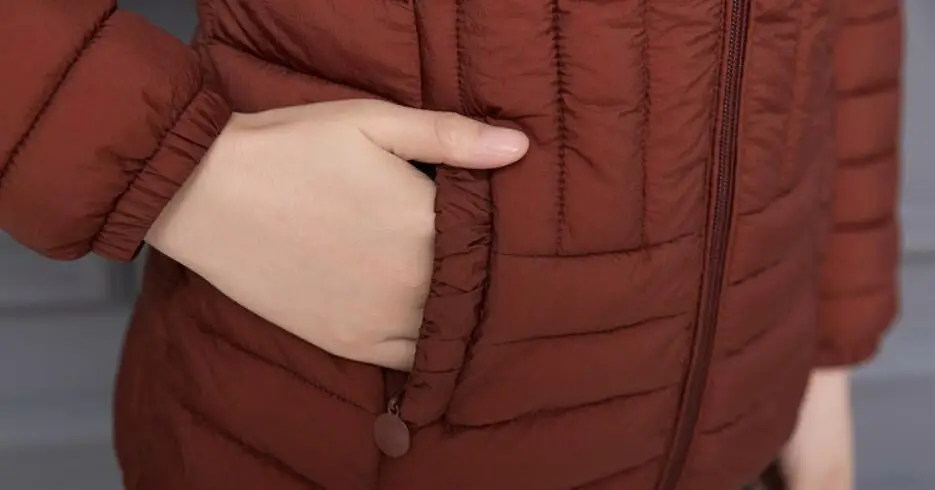 

Cotton women short paragraph 2018 winter new fashion slim coat cotton middle-aged jacket female tide