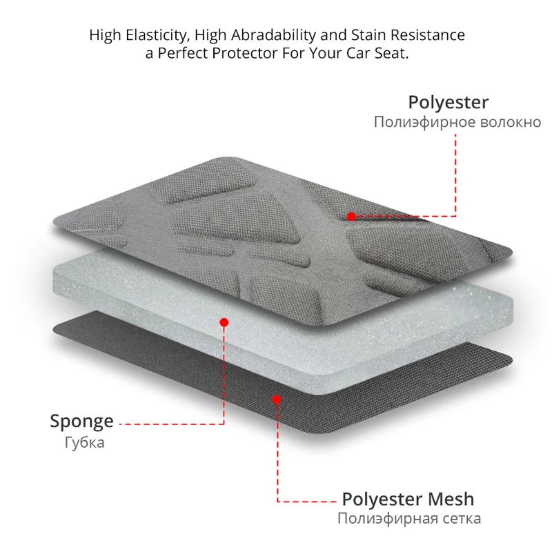 Набор чехлов с вышивкой для автомобильных сидений универсальные подходят