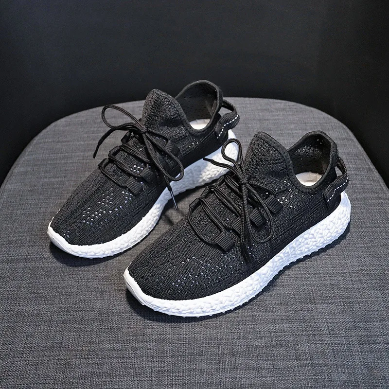 2019 Осенняя женская повседневная обувь модная дышащая прогулочная сетчатая