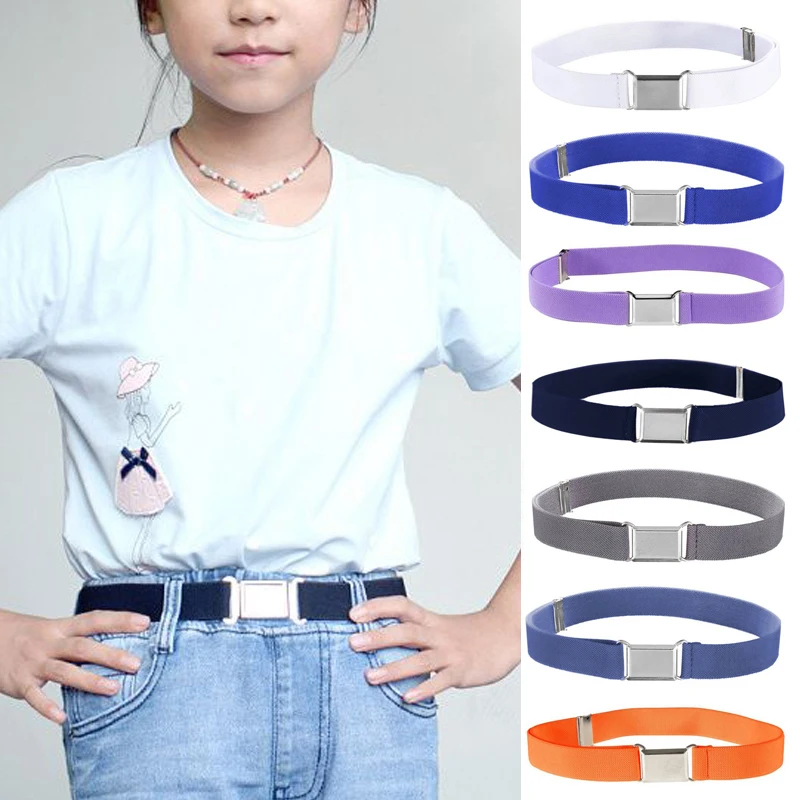 

1PC Casual Waistband Adjustable Elastic Alloy Buckle Canvas Belt Accessory Waist Belts Outdoors Clothing Waistband Waist Straps