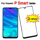 1-2 шт. защитное стекло на P Smart 2019 закаленное защитное стекло 9H для Huawei P Smart + Plus  Pro  Z 2019 защита экрана HD