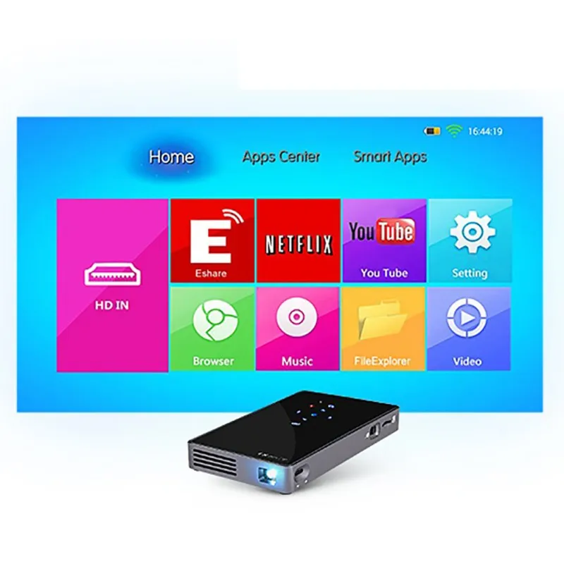 Портативный HD проектор домашний кинотеатр Bluetooth Led проекция | Электроника