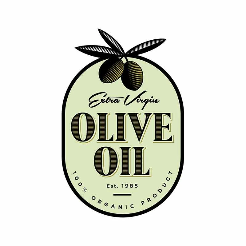 SZWL для оливкового масла Логотип Этикетка пищевой продукт дизайн тонкая Наклейка
