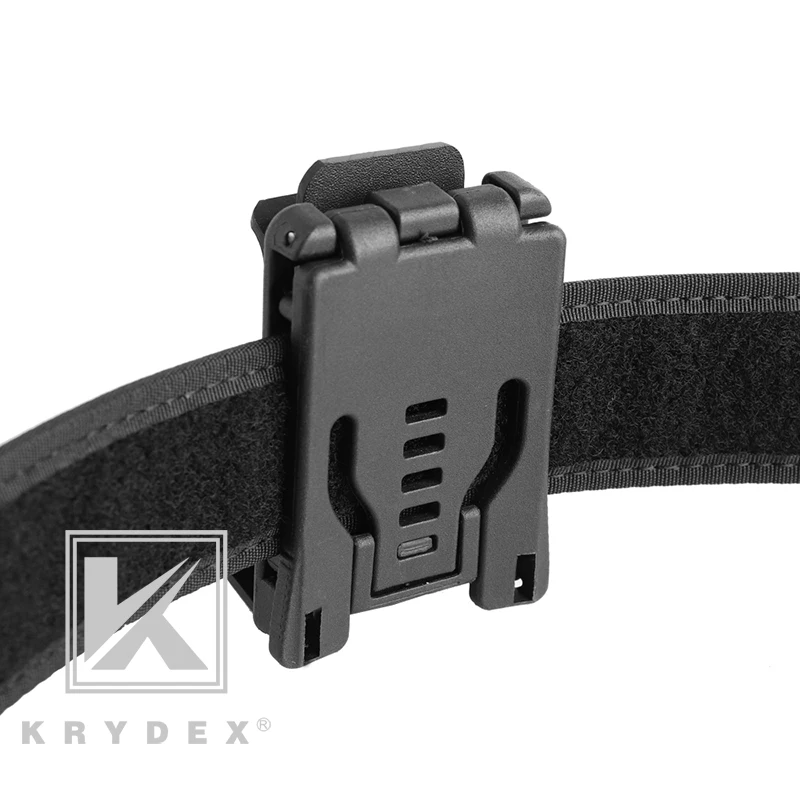 Тактическая Подставка для наушников KRYDEX IPSC совместимая с ремнем 1 5 2 дюйма Peltor MSA