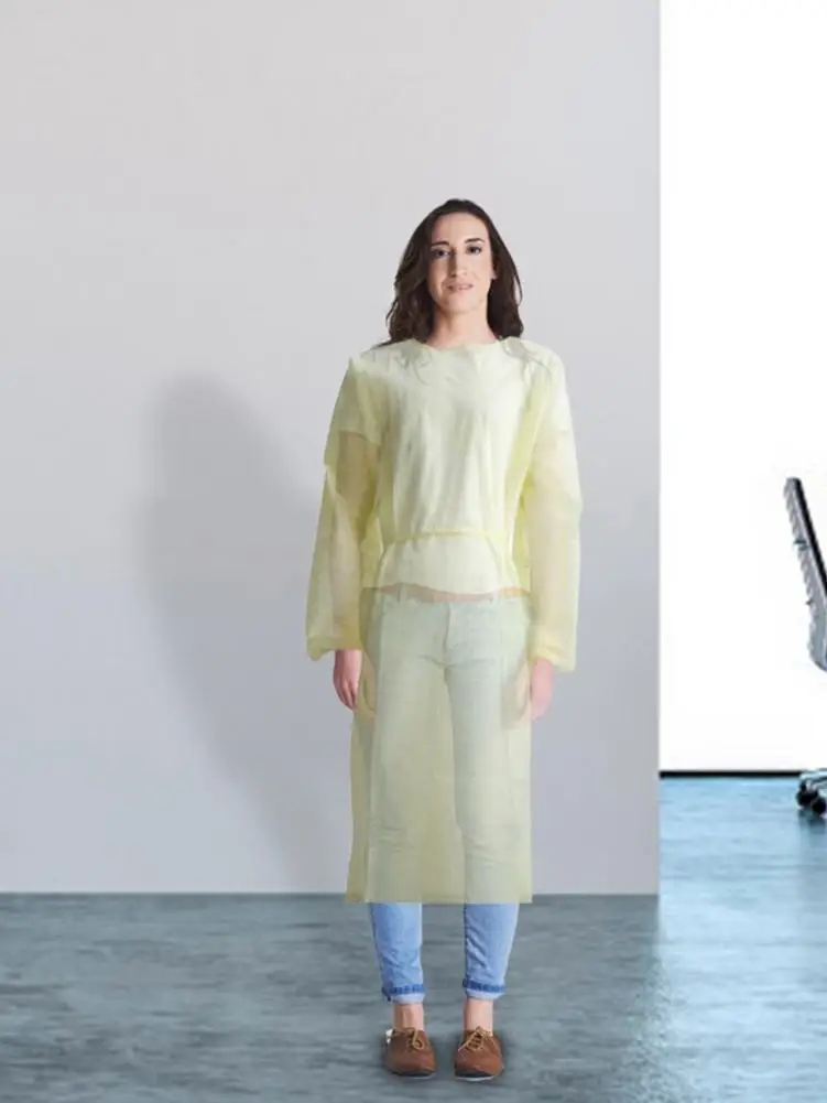 10 шт. одноразовая Защитная одежда Нетканая изоляционная ткань для занятий