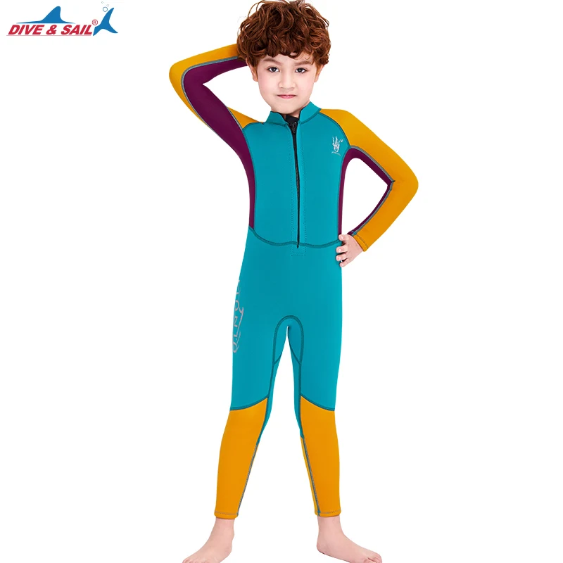 Детский Гидрокостюм неопреновый термокостюм 2 5 мм полный гидрокостюм для