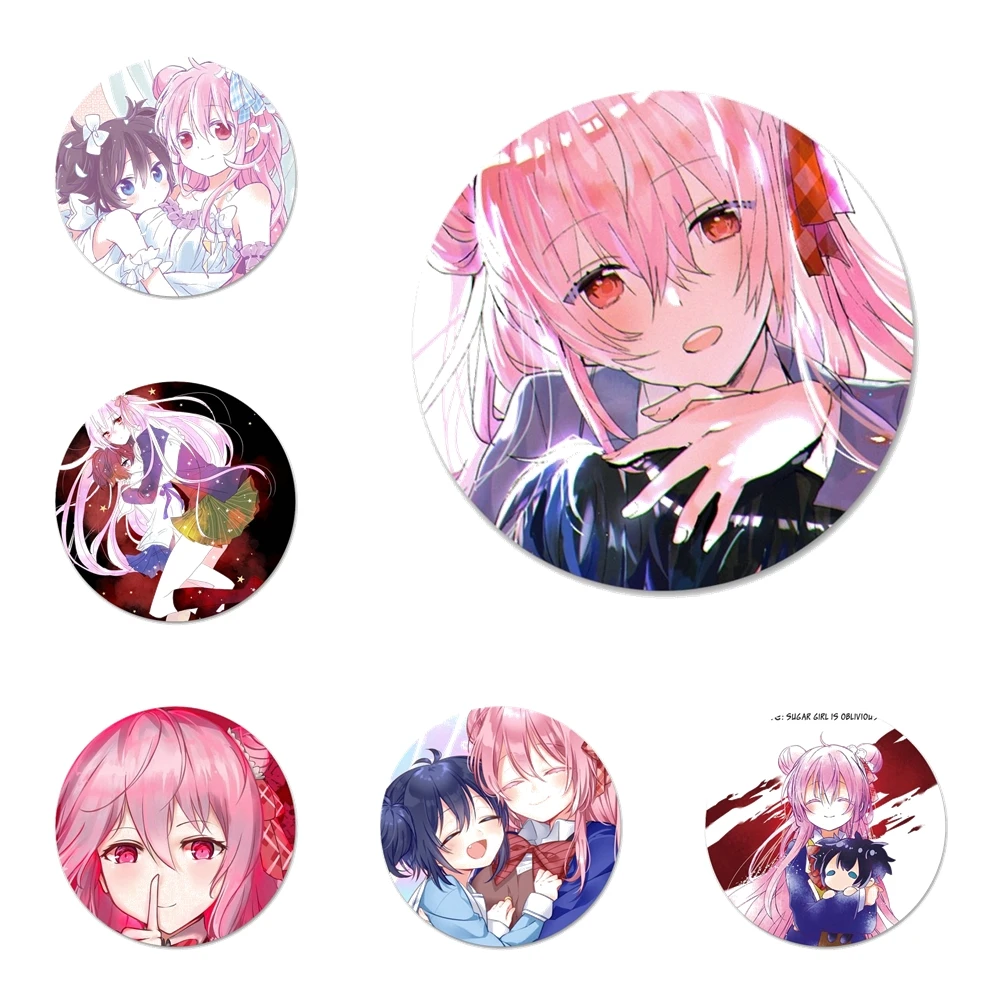 

Happy Sugar Life Значки значки значок Металлические Значки для фотографий