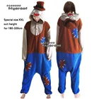 Очень большой флисовый комбинезон в стиле унисекс 180-200 см с животными для мальчиков и девочек, единорог, косплей, зимняя Пижама с лисой, енот, кигуруми, зомби