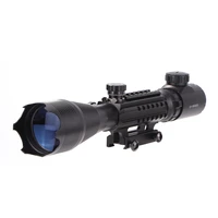 c4 16x50eg portable hunting binoculars tactical optics riflescope red and green illuminated reticle rifle night vision scopes