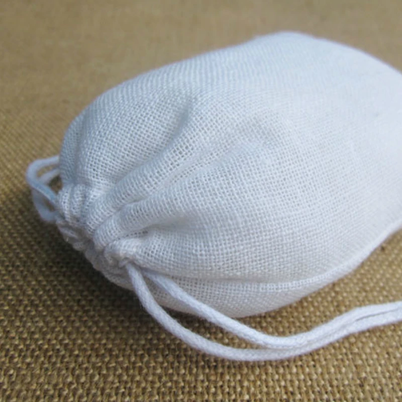 50 шт. льняные мешочки на шнурке для ювелирных изделий | Украшения и аксессуары