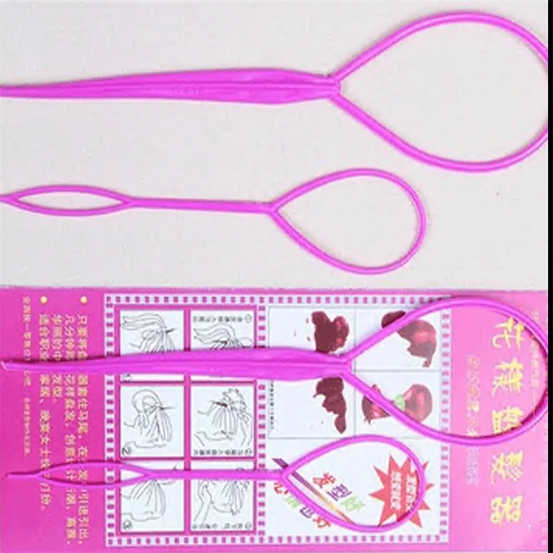 2 шт. пластиковые зажимы для прически конский хвост|Вязание| |