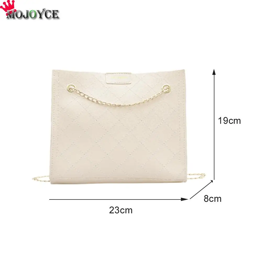 

Fashion Lattice Pattern PU Women Shoulder Bags Elegant Totes Crossbody Handbags Popular Simple Female Daily Bag