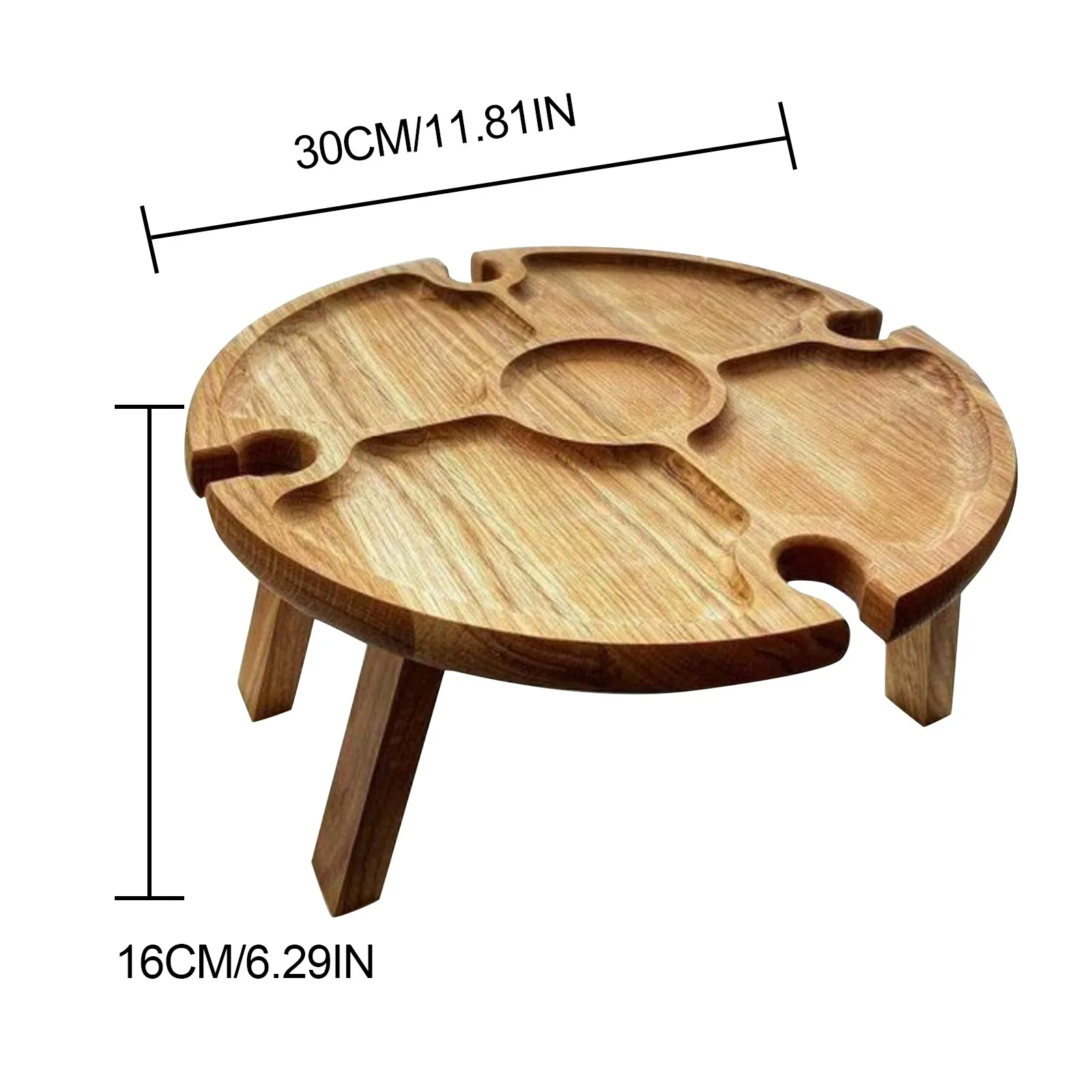 

Wooden Outdoor Wine Table Folding Picnic-table With Glass Holder 2 In 1 Wine Glass Rack Outdoor Portable Picnic Folding Table