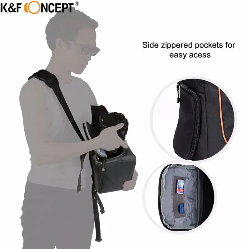 FFYY-K & F Concept водонепроницаемый рюкзак-слинг для камеры сумка-мессенджер