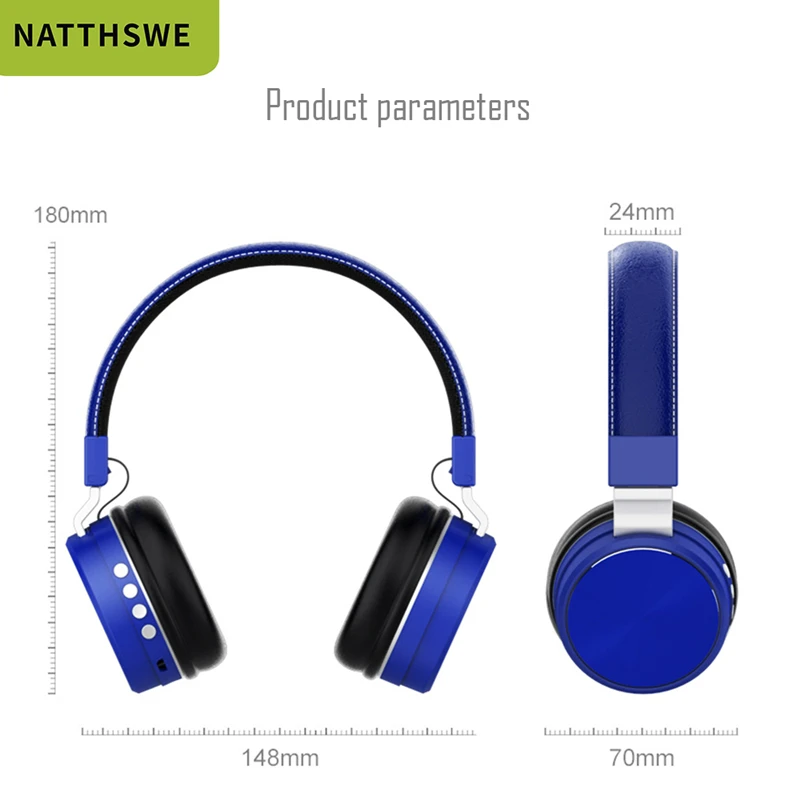 NATTHSWE bluetooth наушники беспроводная гарнитура anc активные с шумоподавлением